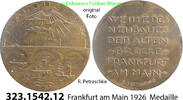 Frankfurt am Main Medaille Weihe des Neubaus der Alten Brücke -