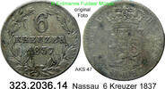 Nassau 6 Kreuzer AKS 47 . 323.2036.14 -