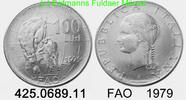 Italy Italien 100 Lire *105 KM106 FAO . 425.0689.11 -