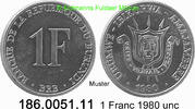 Burundi 1 Franc *29.1 KM19 . 186.0051.11 -