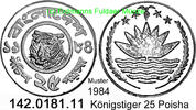 Bangladesch 25 Poisha *12.1 KM12 FAO Tiger . 142.0181.11 -