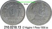 Chile 1 Peso *26 KM179a O´Higgins . 210.0218.13 -