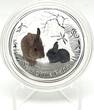 Australia 1$ 2011 Year of the RABBIT Lunar Series II 1 oz Silver Coin COLOR
