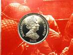 Cook Islands 1$ 2004 60th Anniversary of D-Day Omaha Juno Utah Beach Sand Coin