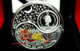 Fiji 2$ 2012 LUNAR Year of the Dragon Yin & Yang 2 oz Silver Coin