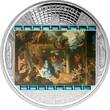 World Coins 2011 Cook 20$ Masterpieces of Art Adoration of the Shepher 3oz Silver Coin "14"