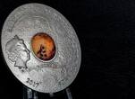 World Coins 2017 Cook Islands 20$ Mars The Red Planet Meteorites 3 Oz Silver Coin PCGS MS70