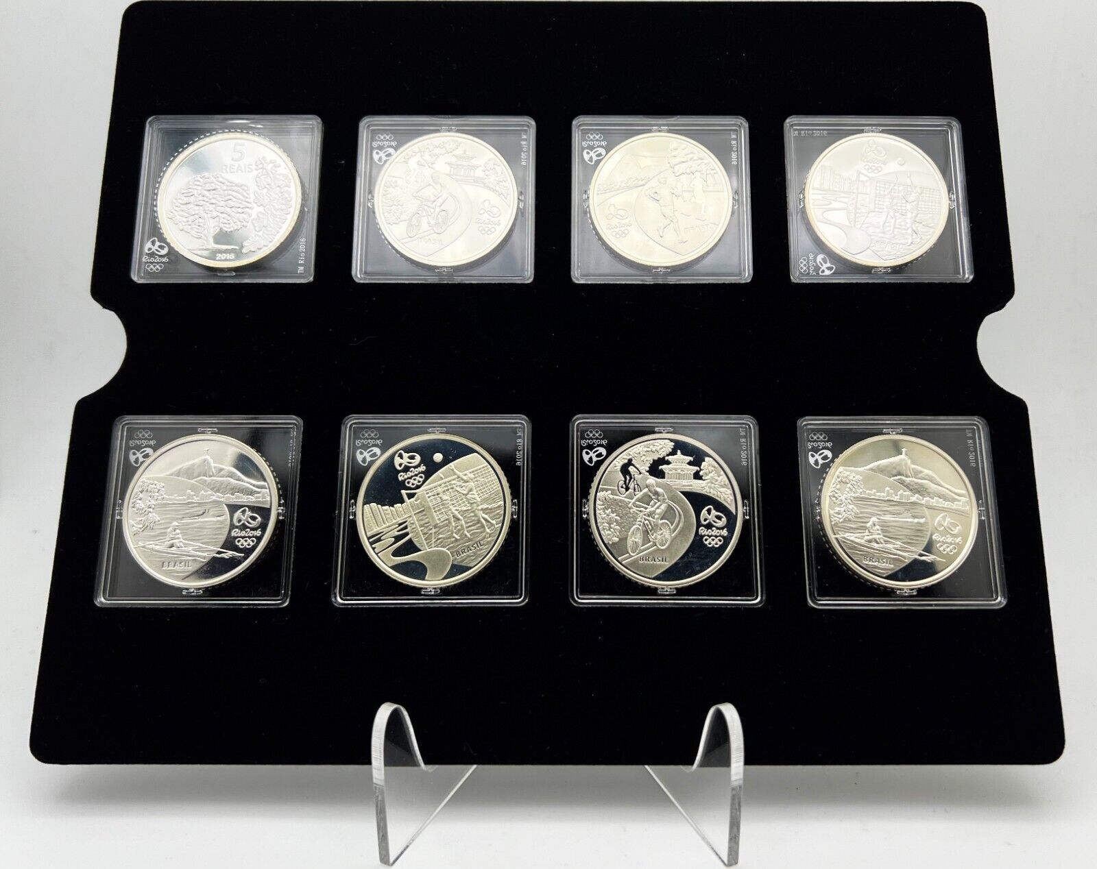 Rio2016 オリンピック 記念 4冊 リオ五輪 記念硬貨 コレクション Rio Olympic 2016 銀貨 記念コイン4種 リオ オリンピック - メルカリ