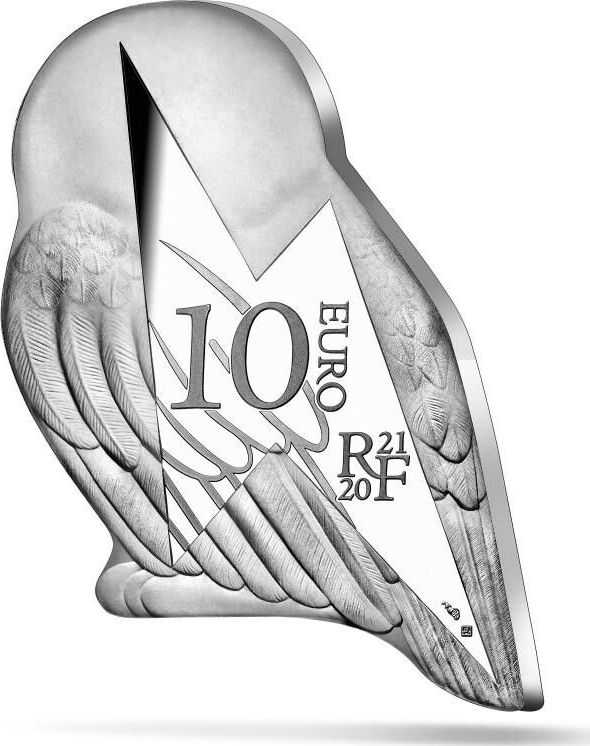 France Frankreich 10 € 2021 HARRY POTTER Hedwig Owl Shaped