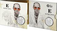 European Coins 2020 Great Britain UK £5 ELTON JOHN MUSIC LEGENDS BU Coin Rocket Man