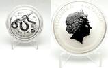 1$ 2013 Australia Year of the SNAKE Lunar Series II 1 oz Silver Coin Lion Privy 