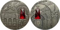 World Coins Niue 2$ WINTER PALACE Saint Petersburg Zimnij Dvorec 2 Oz Silver Coin -