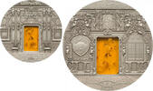 Palau 10$ MINERAL ART Amber Chamber 2 oz Silver Coin -