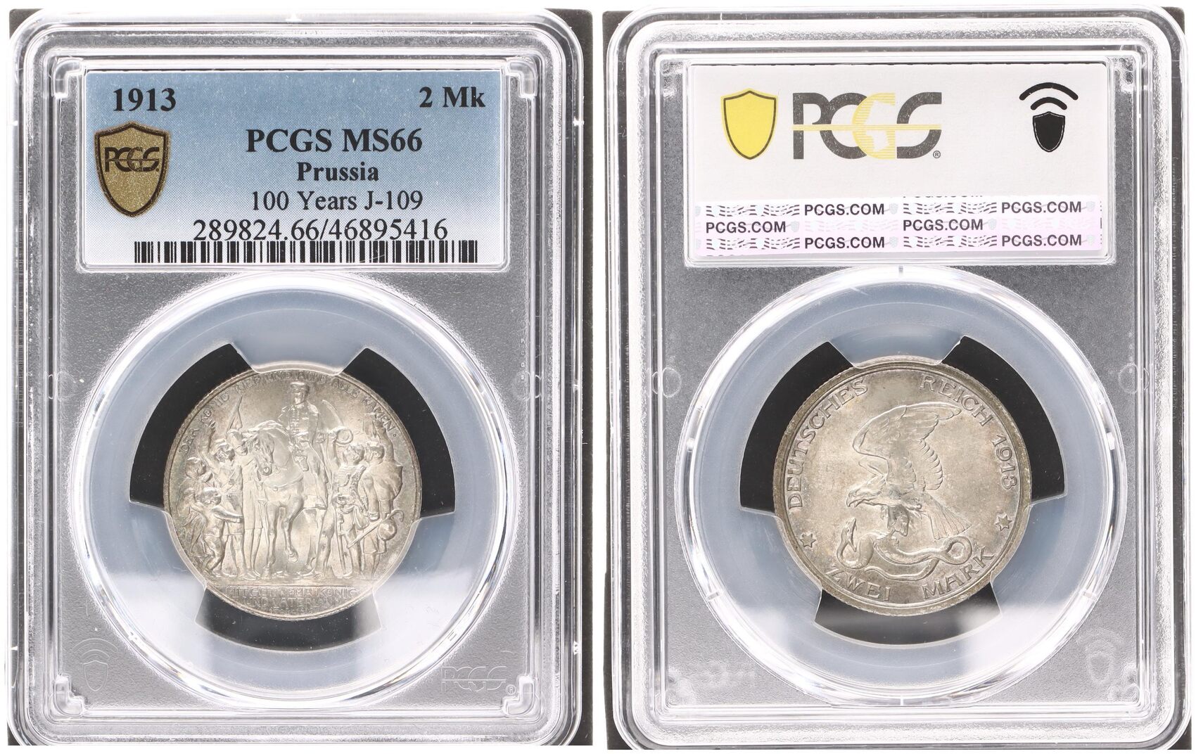 Prussia 2 Mark Preußen 1913 A Der König rief (Befreiungskriege gegen