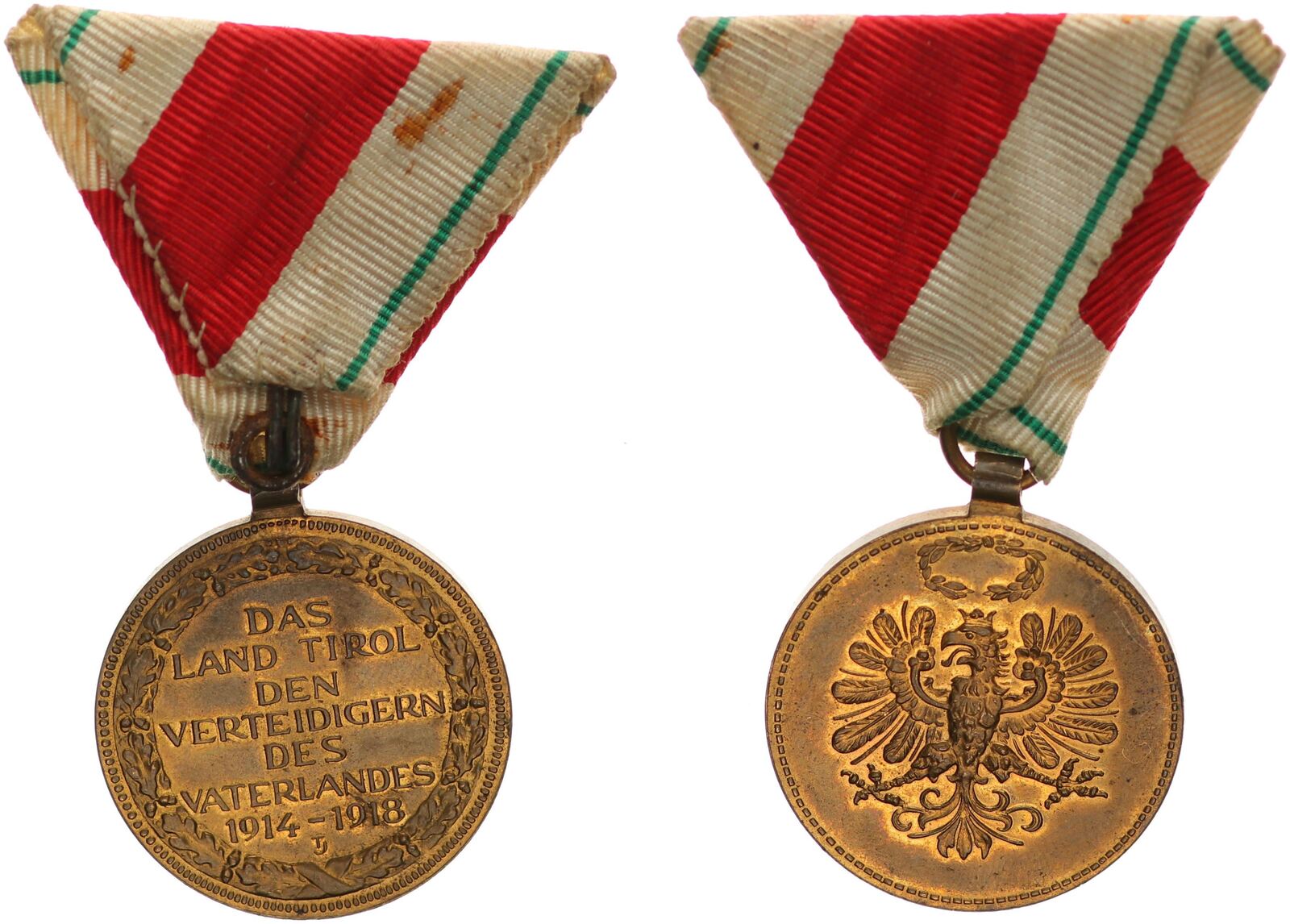 Tränen Des Vaterlandes Österreich / Tirol Orden 1914-1918 Das Land Tirol den Verteidigern des