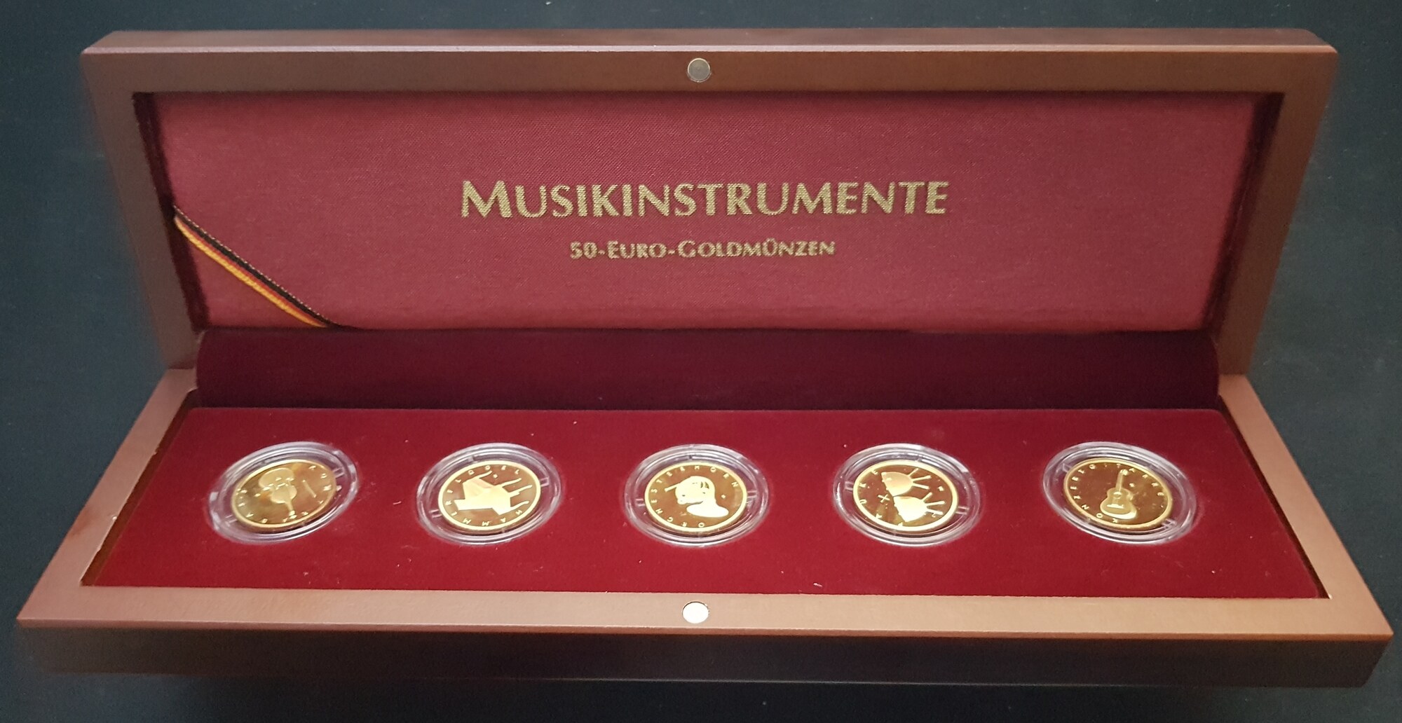 brd-5x-50-euro-2018-2022-musikinstrumente-je-1-4-unze-in-m-nzkapsel
