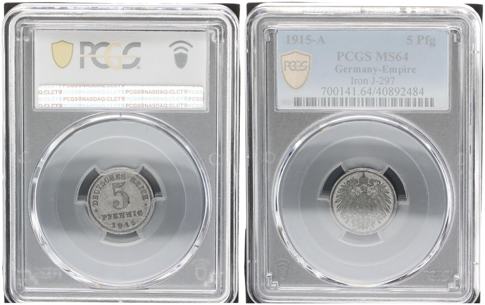 Germany-Empire - Deutsches Kaiserreich 1915-A 5 Pfennig 1915 A PCGS ...