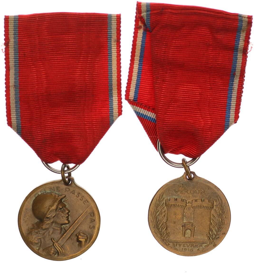 Médaille De Verdun - Décoration Militaire Française (occasion)