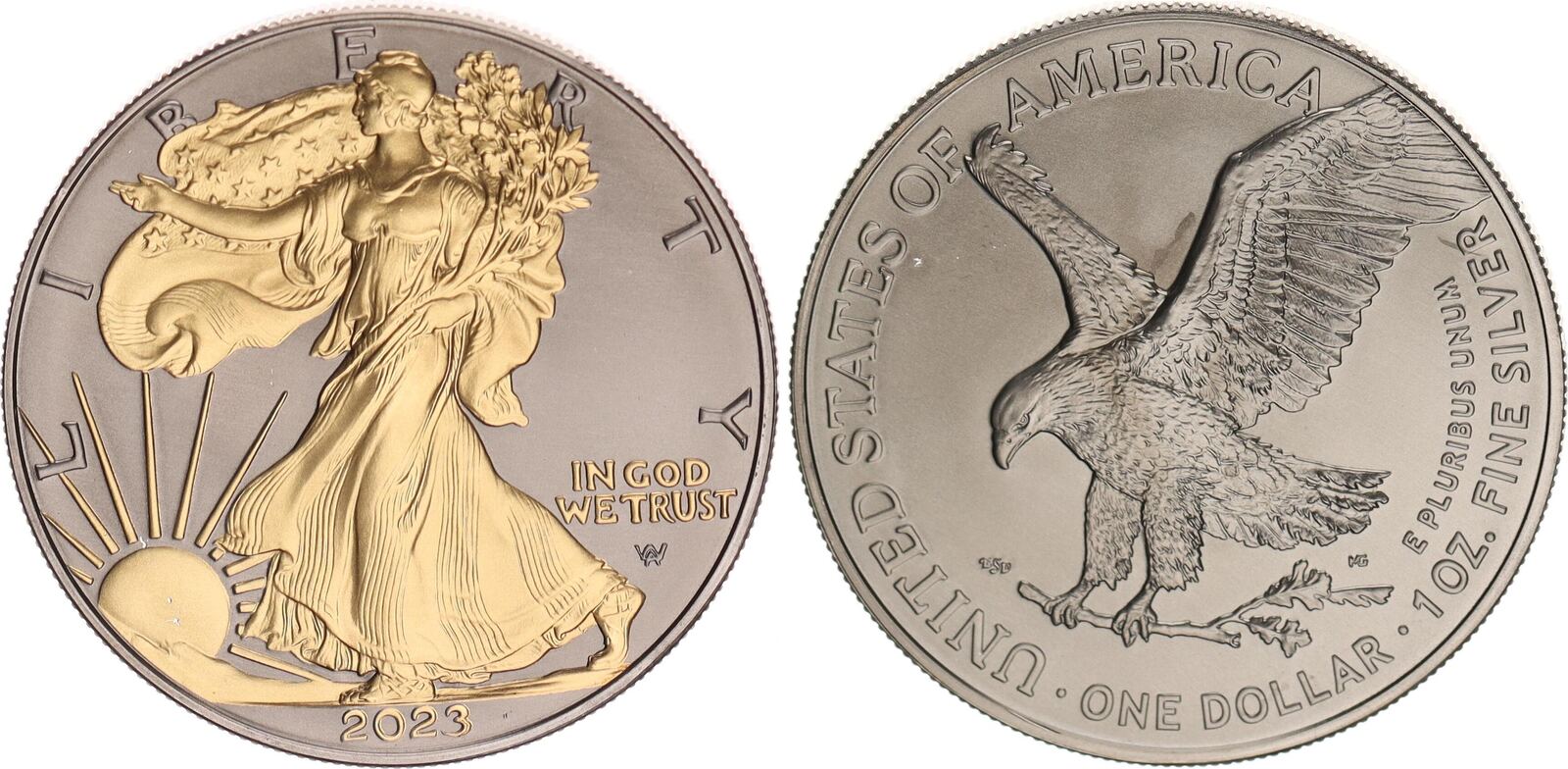 USA 1 Dollar 2023 Liberty Golden Enigma Edition 1oz Silber BU | MA-Shops