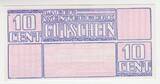 Netherlands 1944 Niederlande/ Lager Westerbork 10 Cent Gutschein GEM UNC