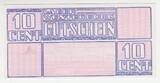 Netherlands 1944 Niederlande/ Lager Westerbork 10 Cent Gutschein GEM UNC