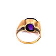 585 Gold Ring mit Amethyst und Diamanten, 5,6g, Ringgröße 53-54 Sehr gut sehe Fotos und Video