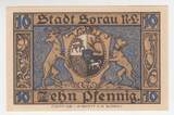Sorau, 10 Pfennig-Schein, 1921 GEM UNC
