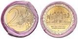 Bundesrepublik Deutschland 2 Euro Originalrolle 2007 D Mecklenburg Vorpommern Schwerin 25 Münzen CH/GEM UNC
