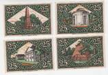 Deutschland/ Rheinsberg, LOT: je 4x 25,50,75Pf Scheine fast GEM UNC
