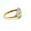 585 Gold Ring mit Diamanten 4,57g, Ringgröße 56 Sehr gut, siehe Fotos und Video