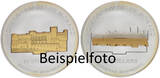Nauru 10 Dollar 2003 Skulpturmünze 1 Unze Silber - Reichstag Proof in beschädigter Kapsel