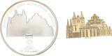 Cook Islands 10 Dollar 2010 Skulpturmünze - 20TH Anniv. Reunification Proof in Kapsel
