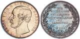 Hannover - Ostfriesland 1 Taler 1865 B zur Vereinigung Ostfrieslands mit Hannover UNC- aus PP, Patina, kleiner Randfehler