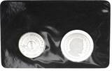 Seychellen 2x 25 Rupees 1977 25 jähriges Regierungsjubiläum von Königin Elizabeth II BU und PP
