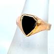 585 Gold Ring mit Lagenstein 4g, Ringgröße 57 Sehr gut, siehe Foto und Video