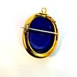 585 Gold Gemme Brosche/Anhänger, 14,1gramm, ca.4cm mal 3cm groß Sehr gut, siehe Fotos und Video