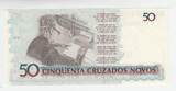 ohne Jahr Brasilien, 50 Cruzados Novos-Banknote GEM UNC