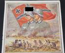 3. Reich 1936 Schmuckurkunde / Dienstzeit Urkunde sehr guter Zustand