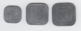 Ludwigshafen - BASF  Ludwigshafen, 1,10 und 50 Pfennig , 1918 VF