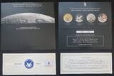 USA 1971 Moon Landing Siver Coin-Prestige Set CH UNC.