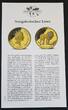 Cook Islands 50 Dollars 1993 Sengalesischer Löwe Proof in Kapsel