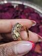 585 Gold Ring mit 4Diamanten Rosenschliff ca.0,5 Ringgröße 56-57 Sehr gut, siehe Fotos und Video