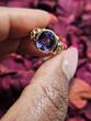 585 Gold Ring mit Tanzanit,5,4gramm, Ringgröße 57 Sehr gut siehe Fotos und Video