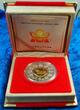 Kanada 15 Dollar, Jahr des Hasen, 1999, PP, teilvergoldet, 34g 925er Silber Proof (proof)