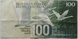 Finnland 100 Markkaa 1986 (1991) Jean Sibelius, Litt. A gebraucht