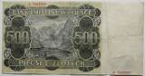 Deutsche Besatzungsausgaben des 2. Weltkriegs 500 Zloty 1940 Generalgouvernement Polen, Serie A etwas beschnitten, F