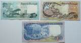 Portugal 20, 50, 100 Escudos 1 x 1968, 2 x 1978 gebraucht