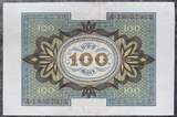 Deutsches Reich 100 Mark 1.11.1920 Udr-Bst.:J Serie A, 8-stellige Ktz., Ro. 67 b EF