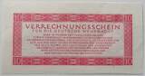 Drittes Reich, Third Reich 10 Reichsmark 15.09.1944 Verrechnungsschein für die Deutsche Wehrmacht leicht gebraucht-kassenfrisch