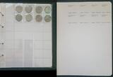 BRD Lot 1957-1971 Max Planck Serie Komplett 58 Münzen VF / VF-EF